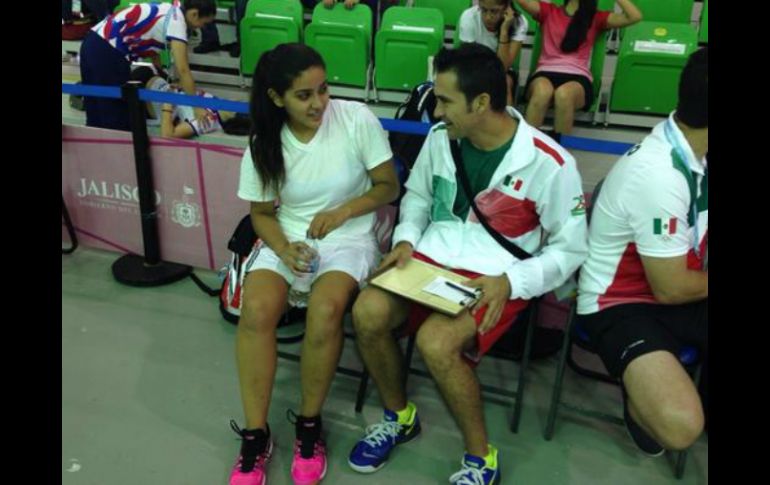 Sofía Gascón obtuvo su pase directo gracias a su puntuación dentro del torneo y expresó querer la medalla de oro.TWITTER: @CodeJalisco. ESPECIAL /