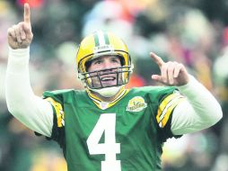 Único. La alegría que transmitía Brett Favre con Green Bay es inigualable. AP /