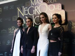 Las protagonistas del filme engalanan la 'alfombra negra' con su presencia. NTX /