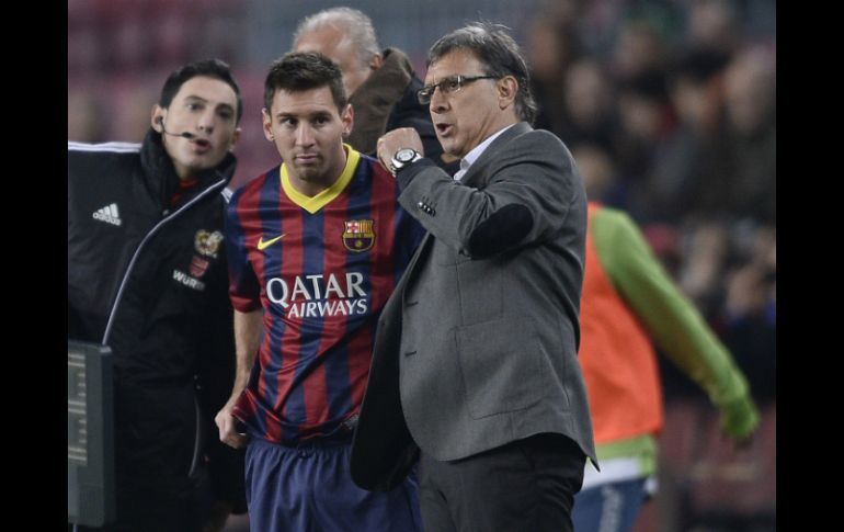 Martino dirigió al Barcelona la pasada temporada y no logró un solo título de los seis disputados. AFP /