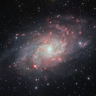 Captan la imagen más clara de la galaxia Messier 33