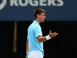 El maximo favorito Novak Djokovic dijo adiós al torneo sorpresivamente. AFP /