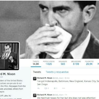 Nixon regresa... al menos en Twitter