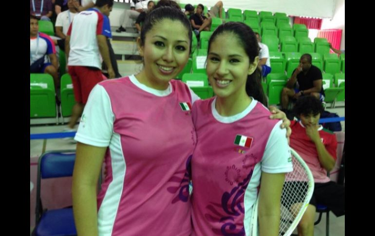 Ximena y Alexandra se impusieron a una de las mejores parejas del mundo. Foto: @CodeJalisco. ESPECIAL /