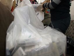 Los inspectores observaron el material en cuestión guardado en cajas y bolsas de plástico. ARCHIVO /