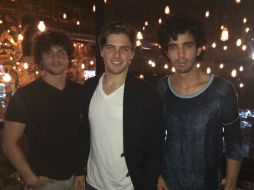 El proyecto sonoro de los tres jóvenes está cobijado por Jaime Camil.  /