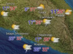 Las temperaturas en la región serán templadas por la mañana y noche y calurosas en el día. ESPECIAL /
