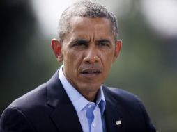 El mandatario ofreció una conferencia de prensa en la Casa Blanca antes de irse de vacaciones a la isla Martha's Vineyard. AP /
