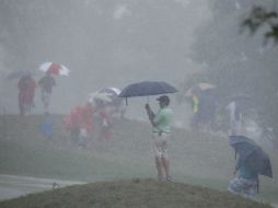 El clima impidió que el certamen se desarrollara con normalidad. AP /
