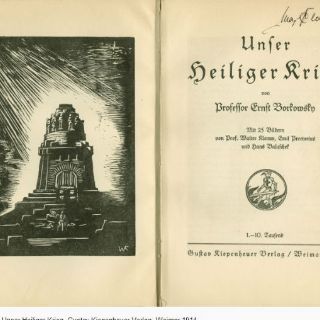 Muestra arroja luz sobre el dominio intelectual en la Gran Guerra