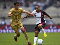 Pumas perdió en casa 1-0 frente a los Rojinegros del Atlas. MEXSPORT /