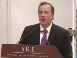 Meade reitera que no hay mexicanos en riesgo en África, por lo que hoy hay tranquilidad al respecto. ESPECIAL /