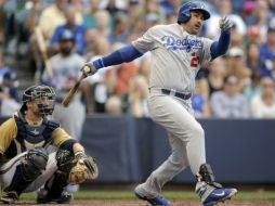 El beisbolista mexicano de los Dodgers fue uno de los jugadores más sobresalientes. AP /