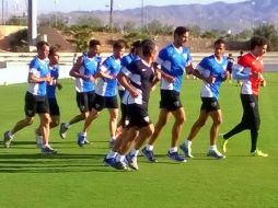 Guillermo y sus compañeros abrirán contra el Athtletic el 23 de agosto. Foto: @MalagaCF. ESPECIAL /