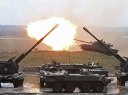 En el comunicado, se indicó que Ucrania está en continuo bombardeo por parte de Rusia. EFE /