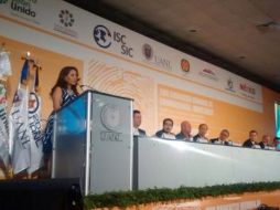 Mariana Benítez, subprocuradora Jurídica de la PGR asistió al XVII Congreso Mundial de Criminología. Tomada de @PGR_Mx. ESPECIAL /