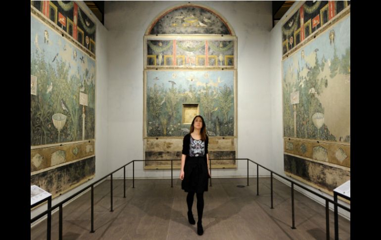 Ebay cancela la venta de una piedra con un fresco que pertenecía a una casa pompeyana. ARCHIVO /