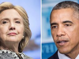 La Casa Blanca afirma que la relación entre Obama y Clinton es muy resistente. AFP /