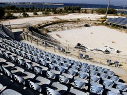 En Grecia, muy pocas de las estructuras construidas para las Olimpiadas de hace 10 años siguen en funcionamiento. EFE /
