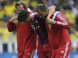 Javi dijo a sus aficionados que volverá reforzado tras su lesión. EFE /