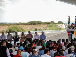 Con la inauguración de la autopista, se reduce el tiempo de recorrido entre las ciudades de Guadalajara-Aguascalientes-Zacatecas. ESPECIAL /