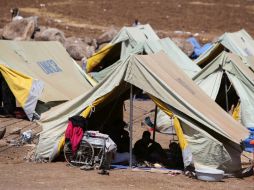 Cerca de 1.2 millones de personas en el centro y norte de Iraq han sido desplazados por la violencia en el país. AFP /