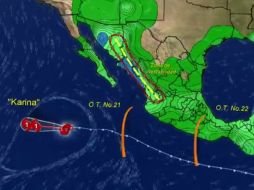 El sistema ha dejado de afectar al territorio mexicano y se aleja paulatinamente de las costas. Foto: Conagua. ESPECIAL /