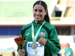 Guevara ganó la prueba de los mil 500 metros planos dentro del Festival Olímpico Panamericano de Atletismo.  /