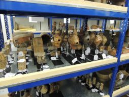 Las obras representan culturas precolombinas, en las que se aprecia una variedad de técnicas y diseños. TOMADA DE cancilleria.gov.co.  /