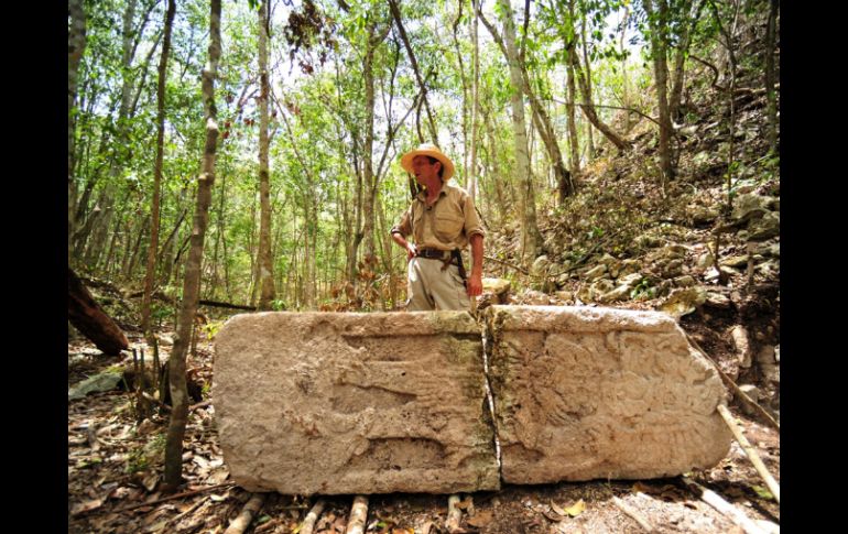 Un grupo de arqueólogos, encabezados por el esloveno Ivan Šprajc, descubrió la Lagunita. ARCHIVO /