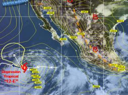El fenómeno se ubica a mil 65 kilómetros al sur de cabo San Lucas y se desplaza a 13 kilómetros por hora. TOMADA DE @conagua_clima  /