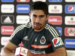 El zaguero señaló que pese a su lesión, no deja de apoyar al equipo para estar con todo en la siguiente jornada. ARCHIVO /
