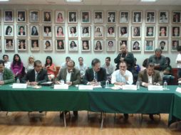 Imagen de la sesión de la Comisión de Vigilancia del Congreso de Jalisco. ESPECIAL /