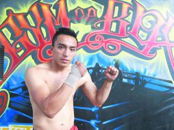 Preparado. Édgar Hernández está programado para pelear el 5 de septiembre, como parte de una cartelera en Tepic, Nayarit.  /