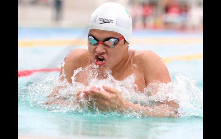 Luis Antonio pudo ser uno de los deportistas suplentes en la final. Foto: @Conade. ESPECIAL /
