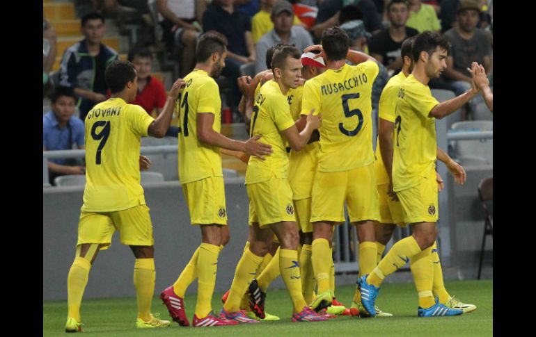 El equipo amarillo logró un muy buen resultado en la ida de la previa en este torneo. AFP /