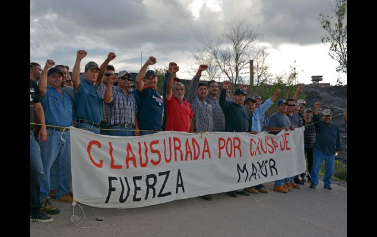 Mineros tomaron las instalaciones de Buenavista del Cobre el día 20 de agosto. SUN /