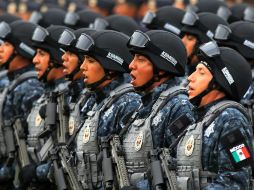 La Gendarmería Nacional arrancó operaciones esta tarde con cinco mil elementos. EFE /