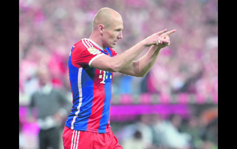 El equipo de Guardiola cuenta con figuras de peso como el holandés Robben. AP /