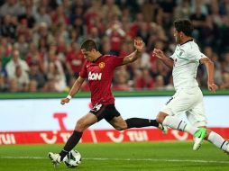 En días pasados se ha rumoreado el Javier Hernández podría ir al AC Milán. ARCHIVO /