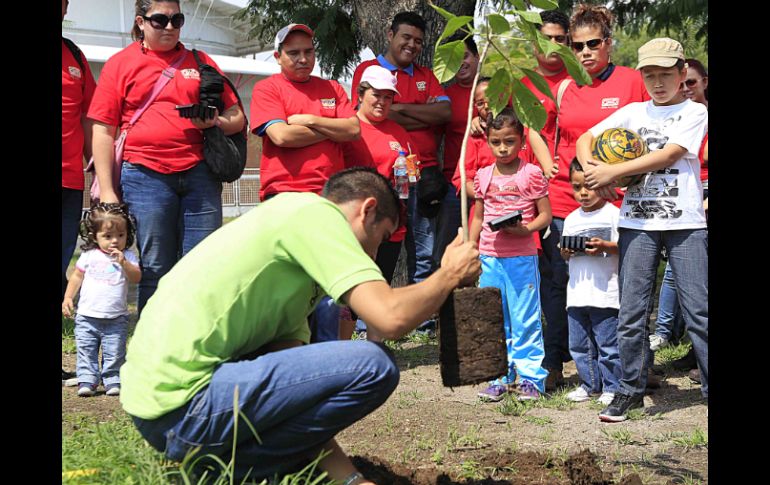 El objetivo de la asociación es dejar una proporción de un árbol por habitante en la ciudad.  /