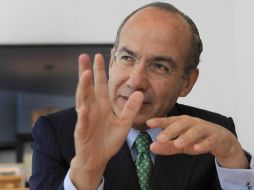 El ex presidente Felipe Calderón asegura que la oposición le regateó el apoyo para sacar adelante las reformas. SUN /
