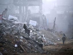 Más de 7,000 edificios y viviendas fueron completamente destruidos en Gaza.  /