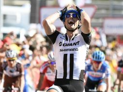 John ha sido el vencedor del recorrido entre Pliego de Córdoba y Ronda, de 180 kilómetros. AFP /