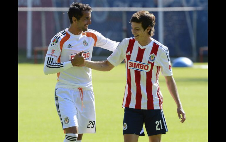 Luis apoya a sus compañeros, a pesar de que no ha sido titular. MEXSPORT /