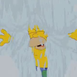 Homero Simpson entra al reto de la 'cubeta con hielo'