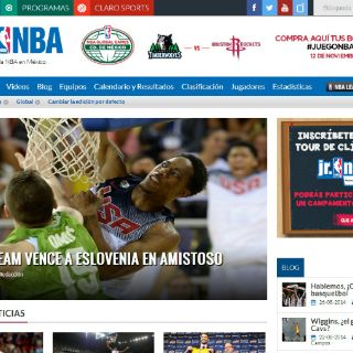 La NBA abre para México una página web