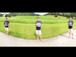 Imagen de una toma panorámica en la que una misma persona aparece en diferentes posiciones. ESPECIAL /