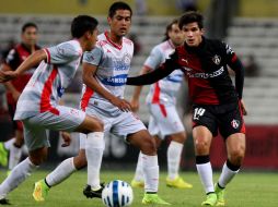Ante 6,538 aficionados que asistieron al Estadio Jalisco, el Atlas sólo presentó dos elementos titulares en la Liga MX.  /
