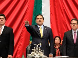 El Pleno de la Cámara de Diputados designa al legislador del PRD, Silvano Aureoles Conejo, como presidente de la Mesa Directiva. SUN /